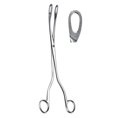 Placenta Forceps, 25cm, 15 mm