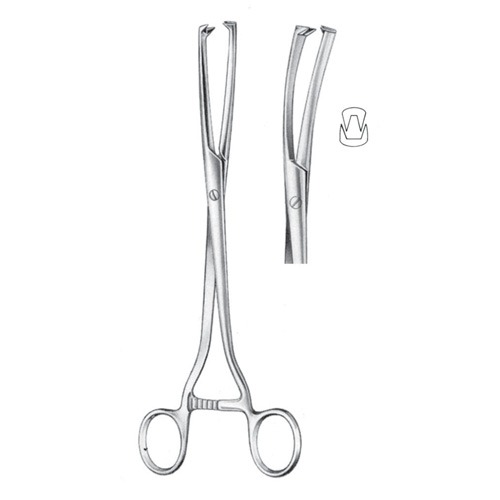 Museux Tenaculum Forceps, 24cm (Straight) 6 mm