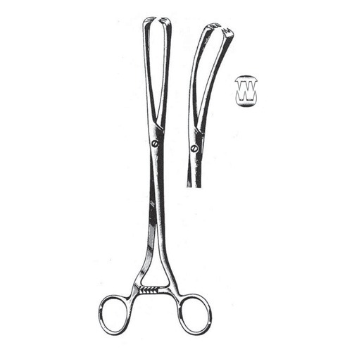 Museux Tenaculum Forceps, 26cm (Straight) 9 mm