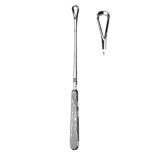 Sims Uterine Curettes, Sharp, 25cm