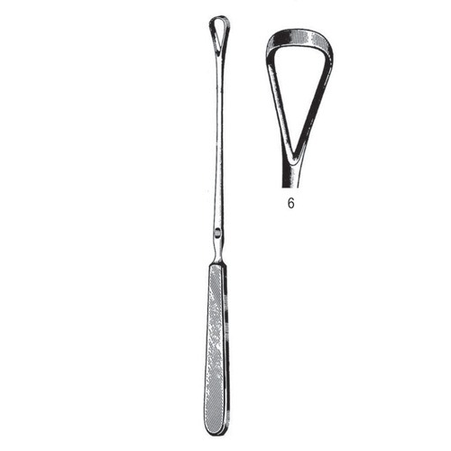 Sims Uterine Curettes, Sharp, 25cm