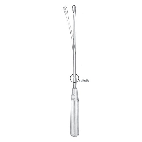 Sims Curettes, Sharp, 06 mm (Malleable)