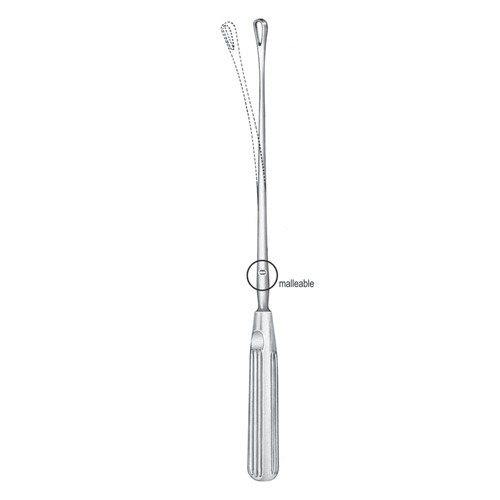 Sims Curettes, Blunt, 05 mm (Malleable)