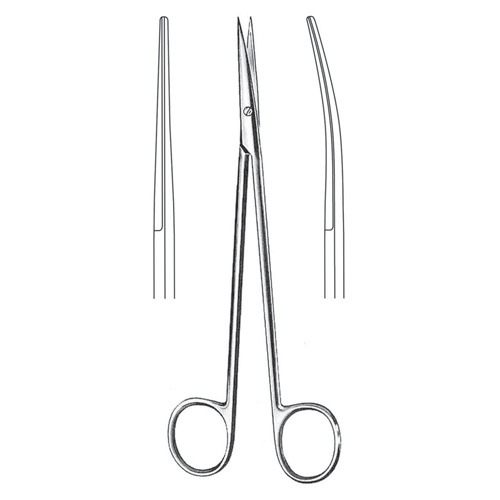 Metzenbaum-Nelson Dissecting Scissors, Str, S/S, 18cm