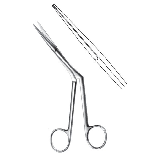 Heymann Nasal Scissors, 18cm