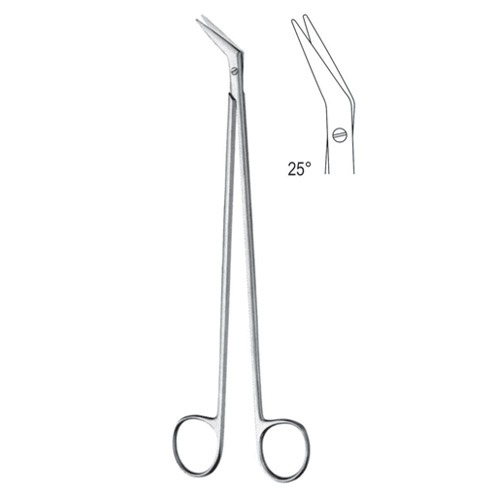 Debakey Vascular Scissors, 25 Degree, 16cm