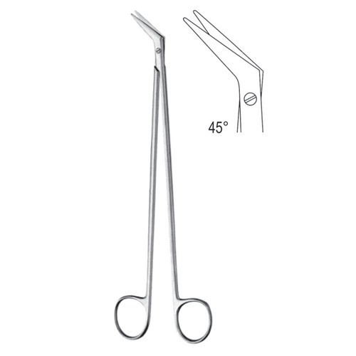 Debakey Vascular Scissors, 45 Degree, 16cm