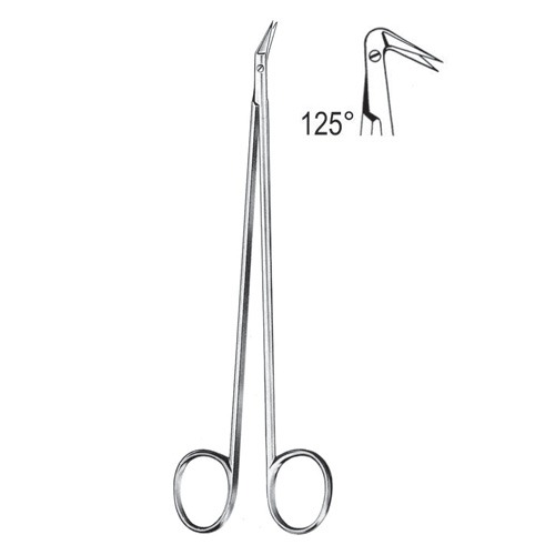 Dietrich Vascular Scissors, 125 Degree, 17cm