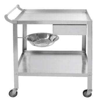 Trolley (Complete with: S.S. bowl 18/10 ø 32 cm)