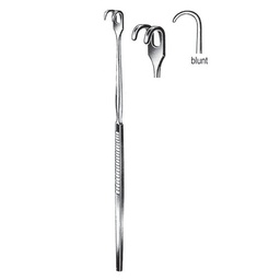 [RI-156-02] Retractor, Blunt, 2 Prongs, 16cm