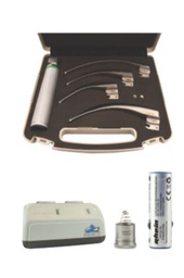 [DC-41-02-228] KLASIK FOLIT + Adult Rechargeable Laryngoscope Set 3.7V LED