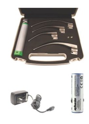 [DC-41-02-229] KLASIK FOLIT + Adult USB Rechargeable Laryngoscope Set 3.7V Xenon