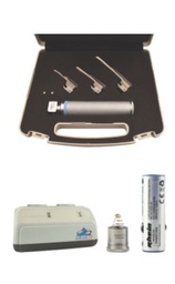 [DC-41-02-110] KLASIK CONVLIT + Pediatrics Rechargeable Laryngoscope Set 3.7V LED