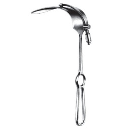 [RI-356-01] Mikulicz Retractor, 95x35mm, 26cm With Cold Light Guide