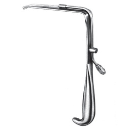 [RI-360-24] Brunner Retractor, 145x25mm, 24cm with Cold Light Guide