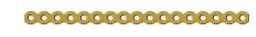 [MCS-32-17M] Reconstruction LOC Plate 17 Holes, Thickness 2.6mm, Gold