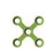 [FXP-19-05L] X - Plate 5 holes, Thickness 0.5, Green