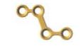 [OZD-22-04S] Z-D Plate 4 Holes, Thickness 0.8 mm, Green