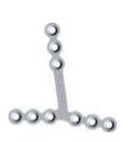 [FBT-25-04L] T Plate 9 Holes, 8 mm Thickness 0.6 Silver