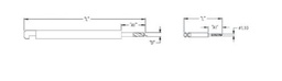 [ODB-13] Orthognathic Drill Bit For Surgical, Ø1.6mm, 70mm, 8mm