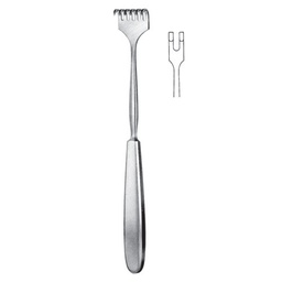 [RI-216-02] Volkmann Retractor, 2 Prongs, Blunt, 23cm