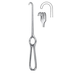 [RI-236-03] Kocher Retractor, 3 Prongs, Blunt, 22cm