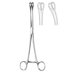 [RH-158-20] Foerster Cotton Swab Forceps, Str, 20cm