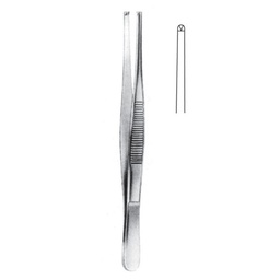 [RF-160-10] Tissue Forceps, Regular, 1x2 Teeth, 10cm