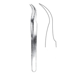 [RF-278-12] Micro Forceps, Cvd, 12cm