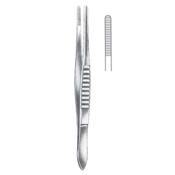 [RF-160-18] Tissue Forceps, Regular, 1x2 Teeth, 18cm