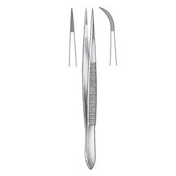 [RF-288-11] Micro Forceps, Serrated, Str, 11.5cm