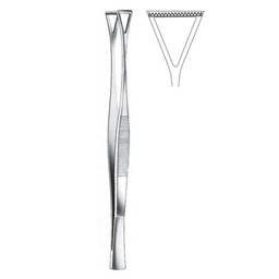 [RF-304-27] Collin Duval Grasping Forceps, 27mm, 20cm