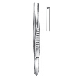 [RF-172-13] USA Model Tissue Forceps, 3x4 Teeth, 13cm