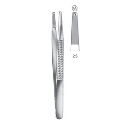 [RF-194-18] Bonney Tissue Forceps, 2x3 Teeth, 18cm