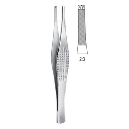 [RF-210-18] Ramsay Tissue Forceps, 2x3 Teeth, 18cm