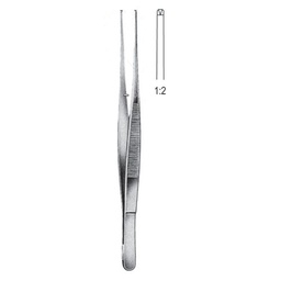 [RF-226-18] Potts-Smith Tissue Forceps, 1x2 Teeth, 18cm