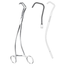 [RG-448-01] Uro Tangential Clamp Forceps, 26cm