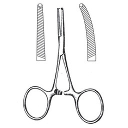 [RG-132-09] Terrier Artery Forceps, Str, 1X2T,  9cm