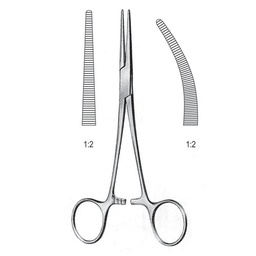 [RG-182-16] Crile Rankin Artery Forceps, 1x2 Teeth, Cvd, 16cm