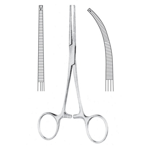 Kocher Delicate Artery Forceps, Cvd, 14cm Rhein site