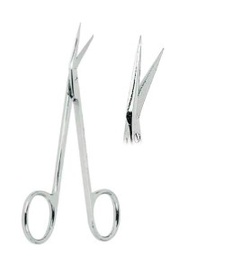 [RDB-636-11] Gum Scissors Angular, one blade serrated Fig. 2