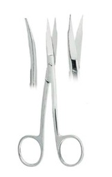 [RDB-568-13] Goldman-Fox (special) Gum Scissors Curved, one blade serrated Fig. 3 ,(13 cm)
