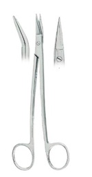[RDB-497-17] Dean Gum Scissors Curved, one blade serrated Fig 1( 17cm)