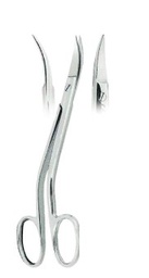 [RDB-592-12] Neumann  Gum Scissors Curved Fig. 1( 12.5cm)