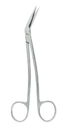 [RDB-607-16] Locklin Gum Scissors Angular, one blade serrated Fig. 1  (16.5cm)
