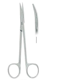 [RDB-611-15] Sullivan Gum Scissors Curved, one blade serrated Fig.2(14.5cm)