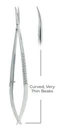 [RDB-755-15] Gum Scissors  very thin beaks Curved Fig. 1( 14.6cm)