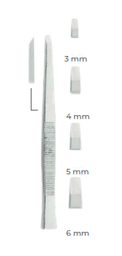 [RDL-105-03] Bone chisels and gouges Partsch 13.5cm , 3mm