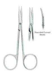 [RDB-683-11] Surgical Scissors (Dissecting Scissors)  Rounded curved beaks Stevens (11.5 cm)