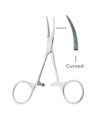 [RDD-321-10] Micro-Mosquito Haemostatic Forceps Curved Fig. 2  (10cm)